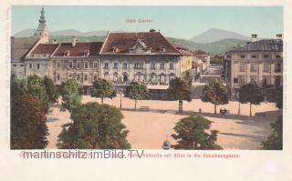 Klagenfurt, Neuer Platz - alte historische Fotos Ansichten Bilder Aufnahmen Ansichtskarten 