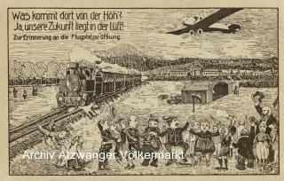 Klagenfurt Flugplatz  - alte historische Fotos Ansichten Bilder Aufnahmen Ansichtskarten 