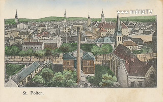 St. Pölten - alte historische Fotos Ansichten Bilder Aufnahmen Ansichtskarten 