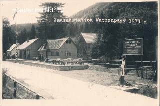 Jausenstation Wurzenpass - Krainberg - alte historische Fotos Ansichten Bilder Aufnahmen Ansichtskarten 