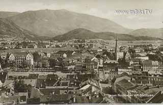 Villach gegen Nordosten - Villach-Innere Stadt - alte historische Fotos Ansichten Bilder Aufnahmen Ansichtskarten 