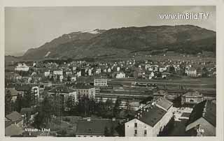 Villach - Bahnhof und Lind - Kärnten - alte historische Fotos Ansichten Bilder Aufnahmen Ansichtskarten 