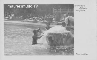 Warmbad - Schwimmbad - Europa - alte historische Fotos Ansichten Bilder Aufnahmen Ansichtskarten 