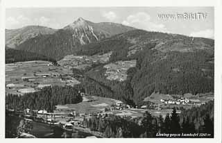 Liesing gegen Lumkofel - Kärnten - alte historische Fotos Ansichten Bilder Aufnahmen Ansichtskarten 