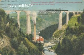 Bodensee Toggenburgbahn - Sitterbrücke - Europa - alte historische Fotos Ansichten Bilder Aufnahmen Ansichtskarten 