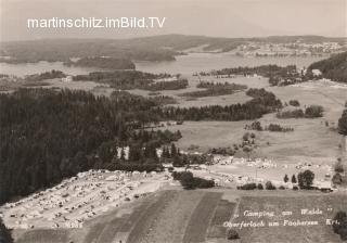 Camping Ferien am Walde - Villach Land - alte historische Fotos Ansichten Bilder Aufnahmen Ansichtskarten 