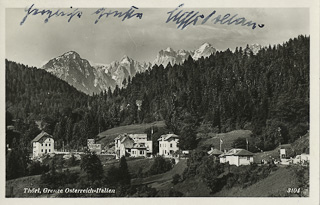 Grenzübergang  Thörl - Villach Land - alte historische Fotos Ansichten Bilder Aufnahmen Ansichtskarten 