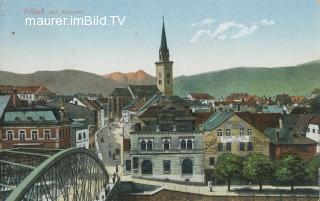 Stadtbrücke - Villach - alte historische Fotos Ansichten Bilder Aufnahmen Ansichtskarten 