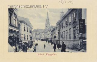 Villach Hauptplatz - Villach-Innere Stadt - alte historische Fotos Ansichten Bilder Aufnahmen Ansichtskarten 