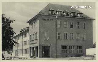 Hauptpost in Villach - Villach-Innere Stadt - alte historische Fotos Ansichten Bilder Aufnahmen Ansichtskarten 