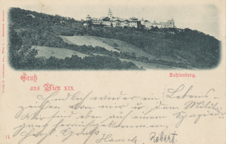 Kahlenberg - Wien - alte historische Fotos Ansichten Bilder Aufnahmen Ansichtskarten 