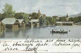 Pörtschach Seepartie - Pörtschach am Wörther See - alte historische Fotos Ansichten Bilder Aufnahmen Ansichtskarten 