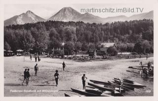 Faakersee, Sandbank - Faak am See - alte historische Fotos Ansichten Bilder Aufnahmen Ansichtskarten 