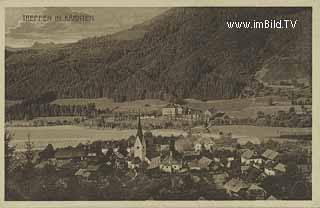 Treffen mit Schloss - Villach Land - alte historische Fotos Ansichten Bilder Aufnahmen Ansichtskarten 