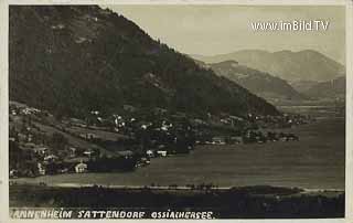 Luftaufnahme Annenheim vom Westen - Oesterreich - alte historische Fotos Ansichten Bilder Aufnahmen Ansichtskarten 
