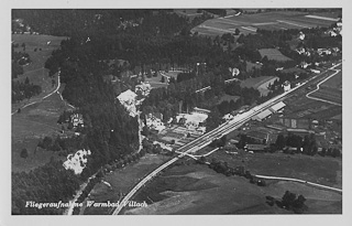 Fliegeraufnahme Warmbad - Oesterreich - alte historische Fotos Ansichten Bilder Aufnahmen Ansichtskarten 