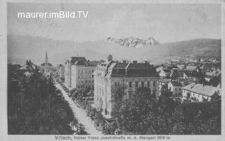 Villach Schulstrasse - Villach-Innere Stadt - alte historische Fotos Ansichten Bilder Aufnahmen Ansichtskarten 
