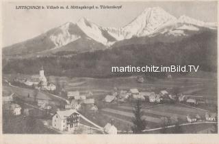Latschach, Ortsansicht - Kärnten - alte historische Fotos Ansichten Bilder Aufnahmen Ansichtskarten 