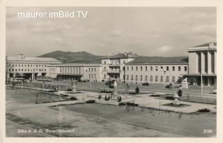 Linz Hauptbahnhof - Linz(Stadt) - alte historische Fotos Ansichten Bilder Aufnahmen Ansichtskarten 