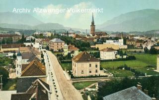 Villach Peraustraße - alte historische Fotos Ansichten Bilder Aufnahmen Ansichtskarten 