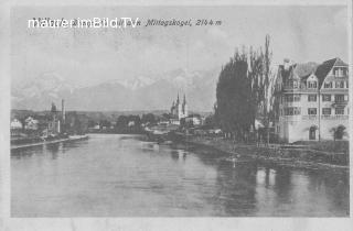 Villach mit altem Stadtkino - Europa - alte historische Fotos Ansichten Bilder Aufnahmen Ansichtskarten 
