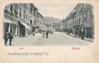 Villach Hauptplatz - Oesterreich - alte historische Fotos Ansichten Bilder Aufnahmen Ansichtskarten 