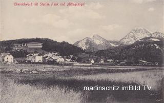 Faak am See, mit Blick nach Oberaichwald - Oesterreich - alte historische Fotos Ansichten Bilder Aufnahmen Ansichtskarten 