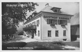 Gasthof Karner - Villach - alte historische Fotos Ansichten Bilder Aufnahmen Ansichtskarten 