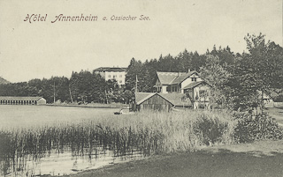Seehof und Hotel Annenheim - Villach - alte historische Fotos Ansichten Bilder Aufnahmen Ansichtskarten 