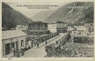 Alte Staatsgrenze in Pontebba - Europa - alte historische Fotos Ansichten Bilder Aufnahmen Ansichtskarten 