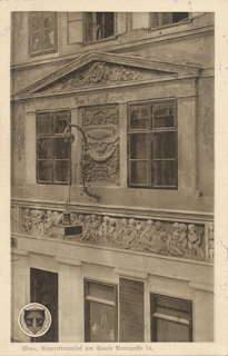 Haus Annagasse 14 - Europa - alte historische Fotos Ansichten Bilder Aufnahmen Ansichtskarten 