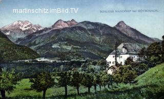 Kötschach, Schloss Mandorf - Oesterreich - alte historische Fotos Ansichten Bilder Aufnahmen Ansichtskarten 