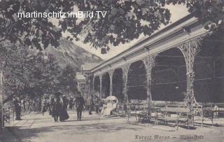 Meran, Wandelhalle - Trentino Südtirol - alte historische Fotos Ansichten Bilder Aufnahmen Ansichtskarten 
