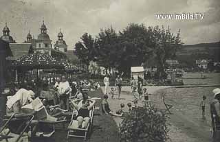 Velden am Wörtherseee - Strandpartie - Oesterreich - alte historische Fotos Ansichten Bilder Aufnahmen Ansichtskarten 