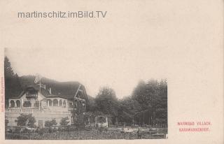 Warmbad Karawankenhof - Oesterreich - alte historische Fotos Ansichten Bilder Aufnahmen Ansichtskarten 
