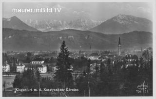 Klagenfurt mit Karawanken - Kärnten - alte historische Fotos Ansichten Bilder Aufnahmen Ansichtskarten 
