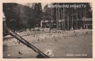 Warmbad Villach - Freibad - Villach - alte historische Fotos Ansichten Bilder Aufnahmen Ansichtskarten 