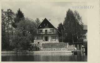 Haus am See (St. Andrä ???) - Villach - alte historische Fotos Ansichten Bilder Aufnahmen Ansichtskarten 