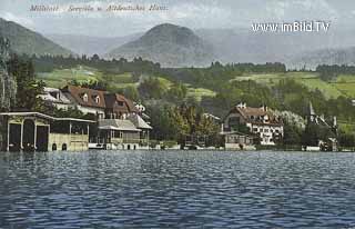 Seevilla und Altdeutsches Haus - Kärnten - alte historische Fotos Ansichten Bilder Aufnahmen Ansichtskarten 