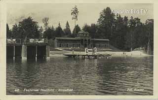 Inselhotel - Strandbad - Finkenstein am Faaker See - alte historische Fotos Ansichten Bilder Aufnahmen Ansichtskarten 