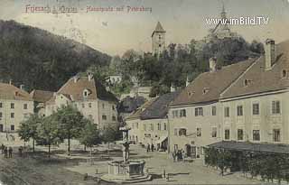 Hauptplatz mit Petersberg - alte historische Fotos Ansichten Bilder Aufnahmen Ansichtskarten 