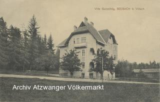 Seebach bei Villach, Villa Gutzelnig - Europa - alte historische Fotos Ansichten Bilder Aufnahmen Ansichtskarten 