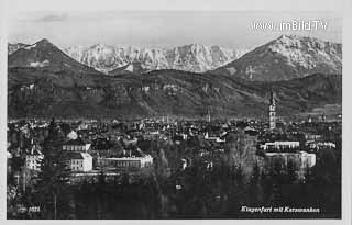 Klagenfurt mit Karawanken - alte historische Fotos Ansichten Bilder Aufnahmen Ansichtskarten 