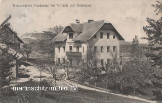 Restauration Faakersee, heute Pension Preschern - alte historische Fotos Ansichten Bilder Aufnahmen Ansichtskarten 