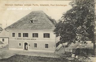 Unterloibl Gasthaus Ibounig vormals Merlin - Oesterreich - alte historische Fotos Ansichten Bilder Aufnahmen Ansichtskarten 