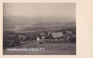 Baumgartnerhöhe mit Blick auf den Faakersee - alte historische Fotos Ansichten Bilder Aufnahmen Ansichtskarten 