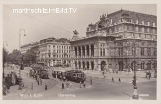 Wien, Opernring - alte historische Fotos Ansichten Bilder Aufnahmen Ansichtskarten 