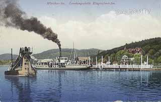 Landungsstelle - Klagenfurt am Wörthersee - alte historische Fotos Ansichten Bilder Aufnahmen Ansichtskarten 