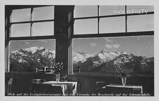 Blick auf die Großglocknergruppe - Oesterreich - alte historische Fotos Ansichten Bilder Aufnahmen Ansichtskarten 
