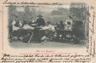 Kärntner Volksschauspiele Villach - De zwa Haggler - Oesterreich - alte historische Fotos Ansichten Bilder Aufnahmen Ansichtskarten 